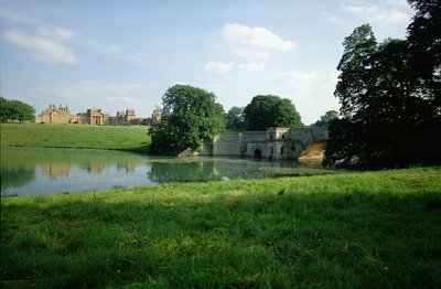Vista desde el lago, Palacio de Blenheim, Oxfordshire de Unbekannt Unbekannt