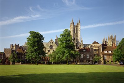 Vista de la Catedral de Canterbury, Kent de Unbekannt Unbekannt