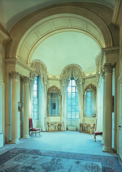 Vista de la Sala del Ventanal, Palacio de Blenheim, Oxfordshire de Unbekannt Unbekannt