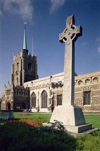 Vista de la Torre de Essex y el Pórtico Sur, Catedral de Chelmsford, Essex de Unbekannt Unbekannt