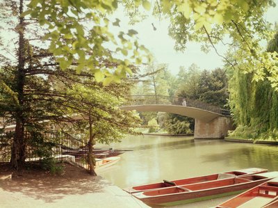 Vista del puente Garret Hostel sobre el río Cam de Unbekannt Unbekannt