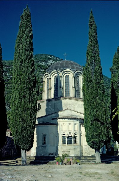 Vista de Nea Moni, mediados del siglo XI de Unbekannt Unbekannt
