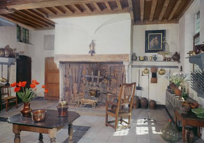 Vista de la cocina en la Casa de la Abadesa de Unbekannt Unbekannt
