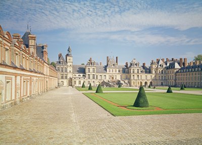 Patio del Caballo Blanco, Palacio de Fontainebleau de Unbekannt Unbekannt
