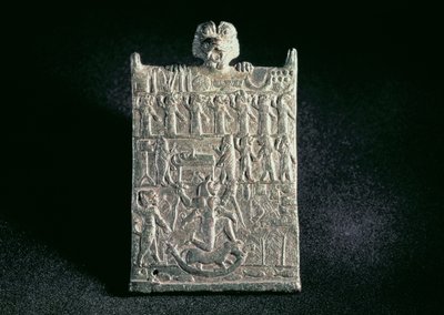 00362 Placa del Infierno, que representa la conspiración contra Lamashtu, Neo-Asirio, de Mesopotamia, c.1700 a.C. de Unbekannt