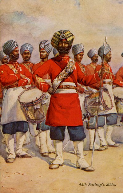 45º Sijs de Rattray, Ejército Colonial Británico de Unbekannter Künstler