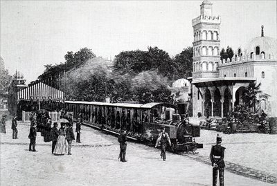 Una locomotora Decauville de Unbekannt
