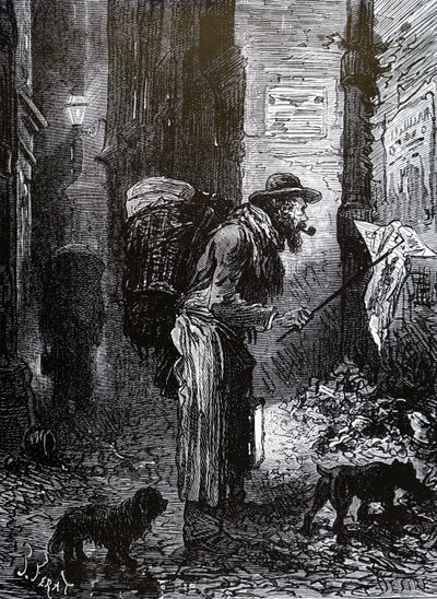 Un recogedor de trapos francés de Unbekannt