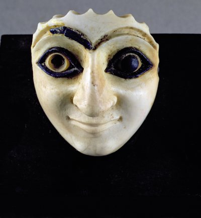 Cabeza de una figura del Templo de Nini-zaza, Mari, 2600 a.C. de Unbekannt