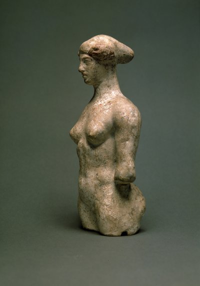 Una muñeca desnuda, griega, Ática, c.siglo V a.C. (terracota) de Unbekannt