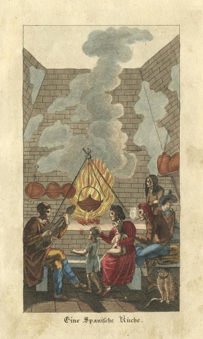 Una cocina española de Unbekannter Künstler