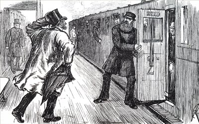 Un guardia de tren de Unbekannt