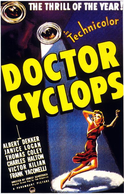 Cartel de la película Docteur Cyclope, DR. CYCLOPS, de Ernest Schoedsack con Albert Dekker 1940 de Unbekannt
