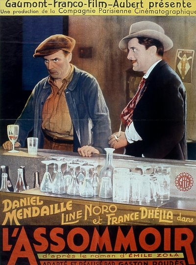 Cartel de la película El asommoir de Gaston Roudes 1933 (según Émile Zola, después de Émile Zola) de Unbekannt