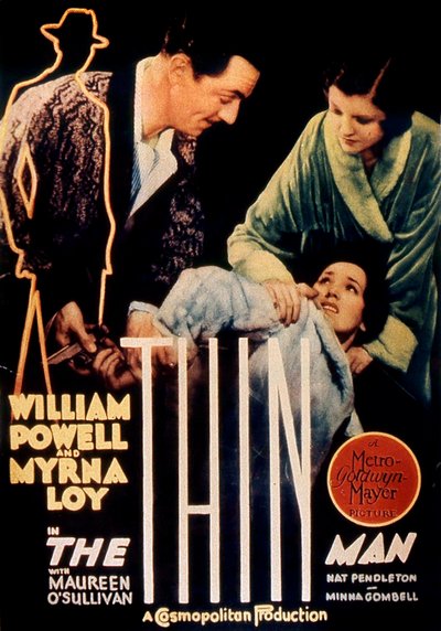 Cartel de la película El hombre delgado de W.S. Van Dyke 1934 de Unbekannt