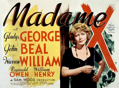 Cartel de la película Madame X de Sam Wood 1947 de Unbekannt