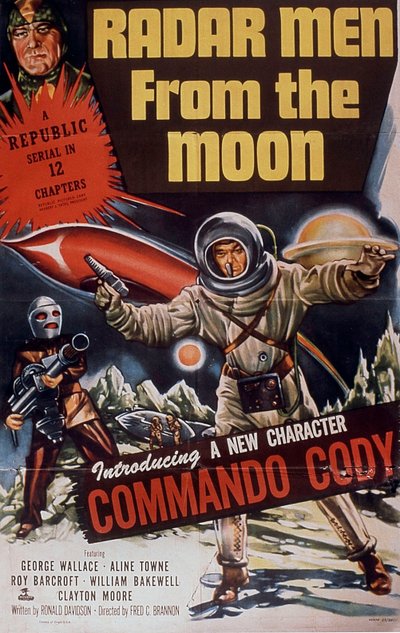 Cartel de la película Radar Men from the Moon con Georges Wallace, Aline Towne y Roy Barcroft 1952 de Unbekannt