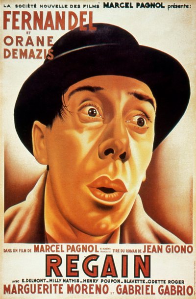 Cartel de la película Récolte con Fernandel 1937 (según Jean Giono) de Unbekannt