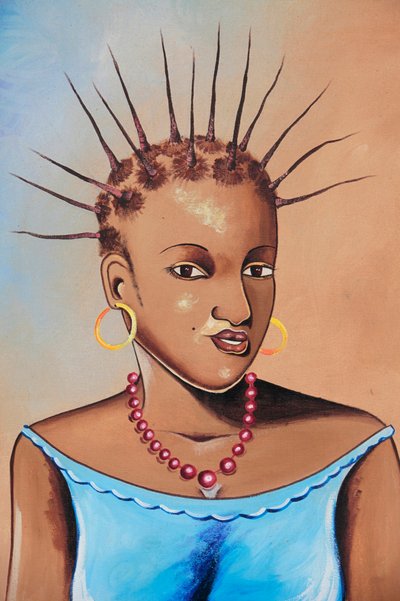 Pintura africana, Ouidah, Benín de Unbekannt