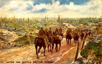 Después de la batalla del Somme de Unbekannter Künstler