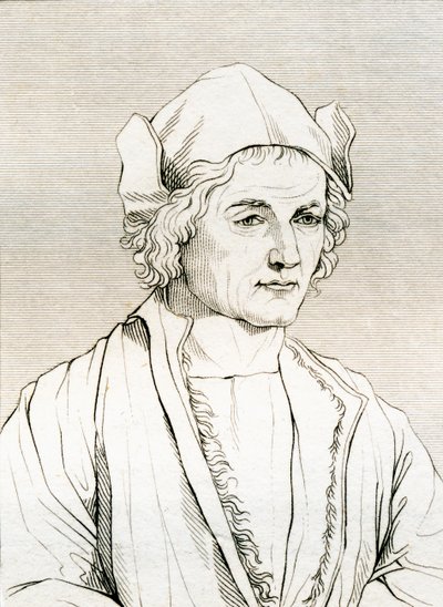 El padre de Albrecht Dürer, después de una pintura de Albrecht Dürer en 1497, de 