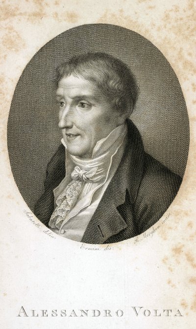 Alessandro Volta (conde Alessandro Giuseppe Anastasio Volta) de Unbekannt