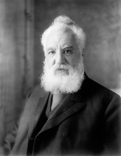 Alexander Graham Bell, Estados Unidos, hacia 1918 (foto en blanco y negro) de Unbekannter Künstler