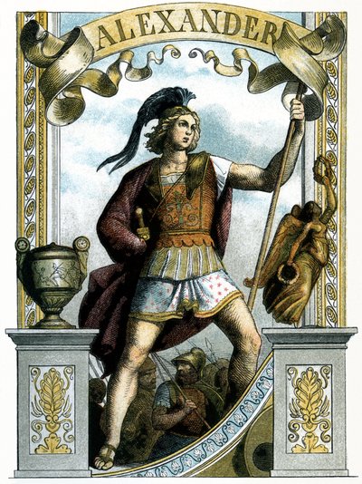 Alejandro Magno, rey de Macedonia de Unbekannter Künstler