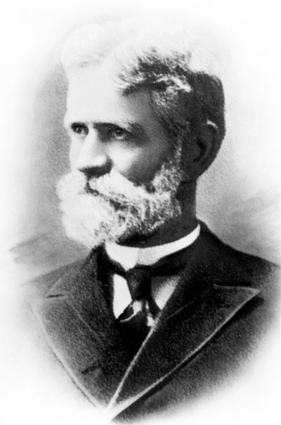 Almon Brown Strowger, inventor de telecomunicaciones estadounidense, c 1885 de Unbekannt