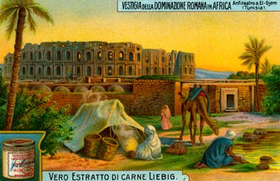 Anfiteatro de El Djem, Túnez. de Unbekannter Künstler