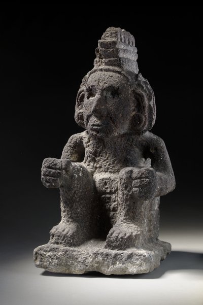 Una figura de piedra azteca de Macuilxochitl, c.1200-1521 de Unbekannt