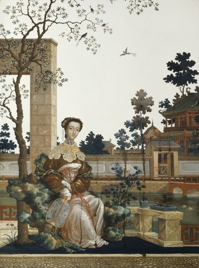 Una belleza oriental de Unbekannter Künstler