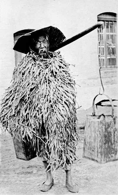 Un hombre corriente del campo, China, década de 1910 de Unbekannter Künstler