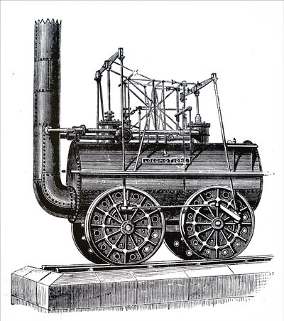 Una locomotora construida por George Stephenson de Unbekannt