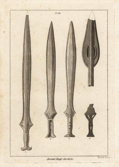 Espadas de bronce antiguas de Unbekannt