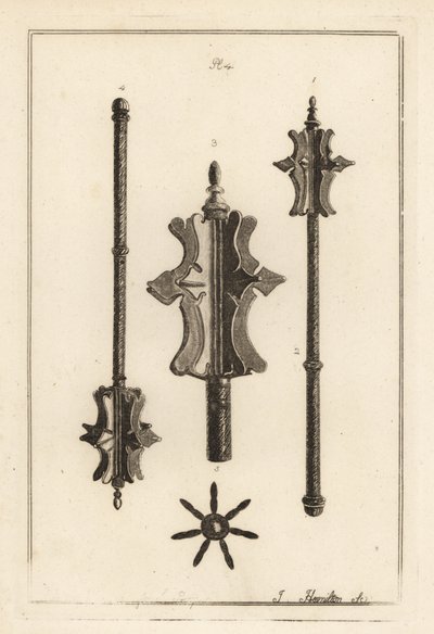 Maza de hierro antigua en la colección de Gustavus Brander de Unbekannt