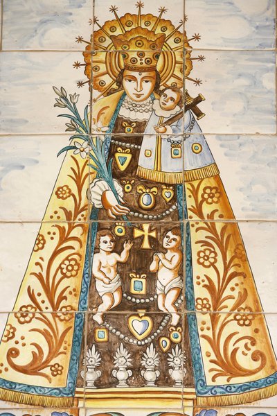 Basílica de la Anunciación: Virgen española, Nazaret, Israel de Unbekannt