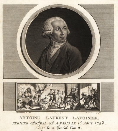 Antoine Laurent Lavoisier, noble y químico francés de Unbekannt