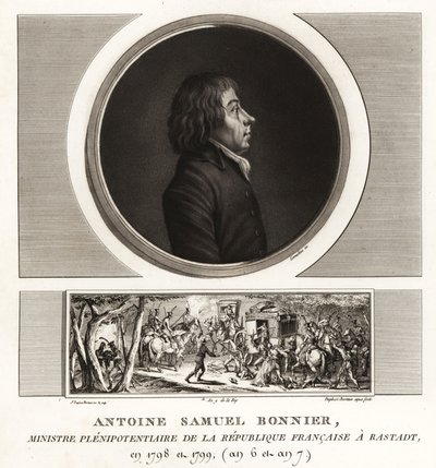 Antoine Samuel Bonnier, Ministro Plenipotenciario de la República Francesa de Unbekannt