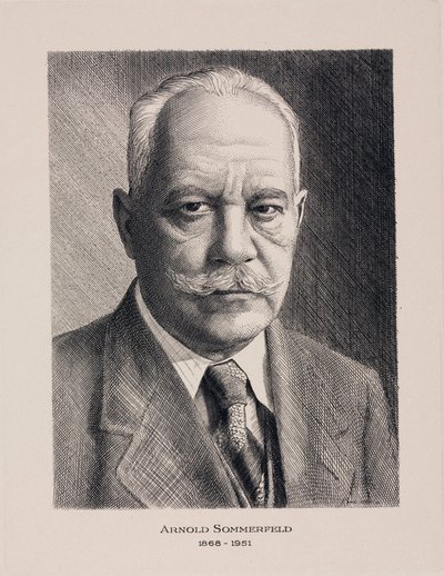 Arnold Sommerfeld, físico alemán, c. 1930 de Unbekannt