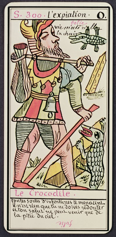 Expiación, carta del tarot, francés de Unbekannt