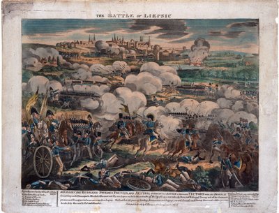 Batalla de Leipzig de Unbekannt