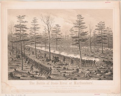 Batalla de Stone River o la Batalla de Murfreesboro, 31 de diciembre de Unbekannt
