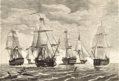 Batalla de Trafalgar (21 de octubre de Unbekannter Künstler