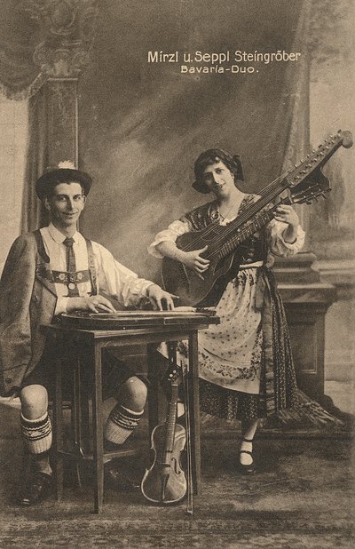 Baviera-Duo, Alemania, c.1910 (postal) de Unbekannter Künstler