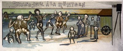 Idilio playero en el Rontgen, c.1900 (ilustración) de Unbekannter Künstler