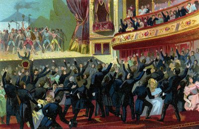 Revolución belga de 1830 (ilustración) de Unbekannter Künstler