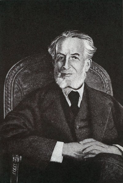 Retrato de Benjamin Rothschild (impresión) de Unbekannter Künstler