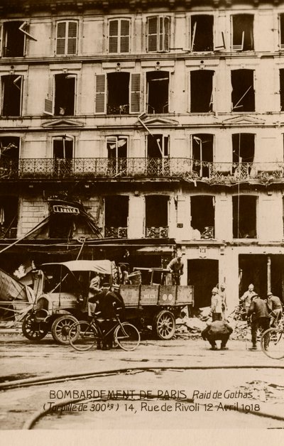 Bombardeo de París de Unbekannter Künstler