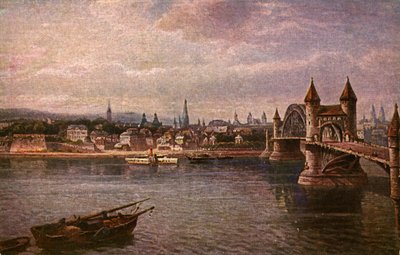 Bonn, Alemania: Puente Viejo del Rin (Alte Rheinbrücke) de Unbekannter Künstler